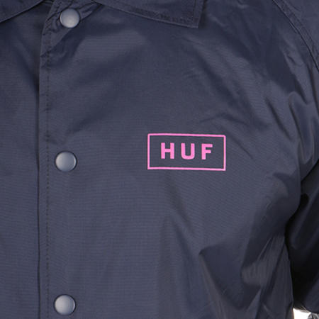 HUF - Veste Bar Logo Coatches Bleu Marine 