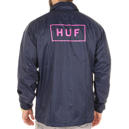 HUF - Veste Bar Logo Coatches Bleu Marine 