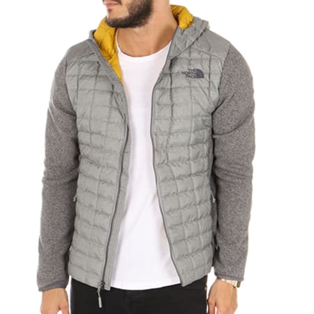 The North Face - Doudoune Thermoball Hybrid Gris Chiné 