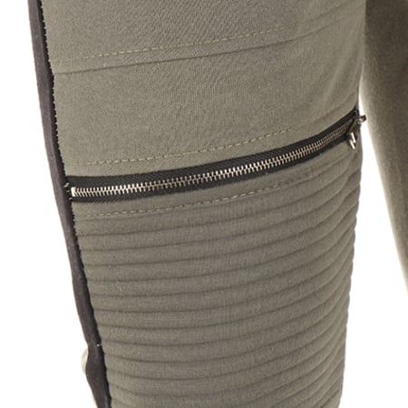 Uniplay - Pantalon Jogging Avec Zips T3160 Vert Kaki 