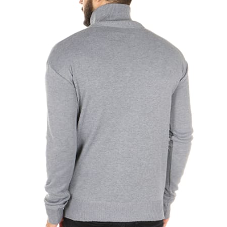 Classic Series - Pull Ramage Gris Chiné 