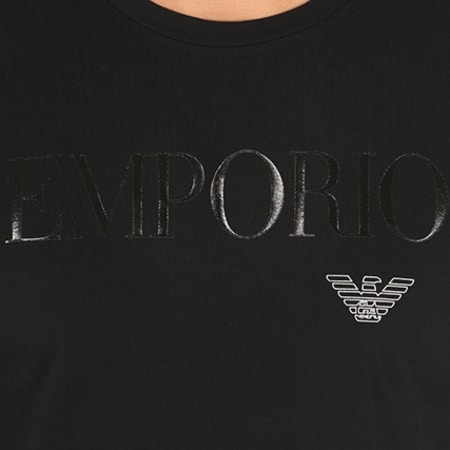 Emporio Armani - Tee Shirt Manches Longues Noir
