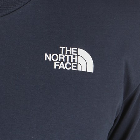The North Face - Tee Shirt Manches Longues Easy Bleu Marine