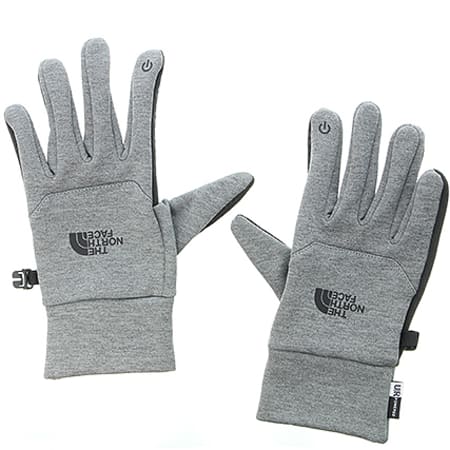The North Face - Gants Etip Gris Anthracite Chiné