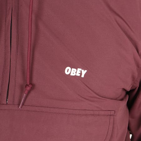 Obey - Coupe-Vent Crosstown Bordeaux 