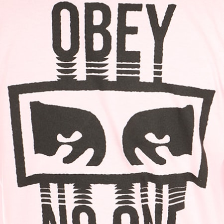 Obey - Tee Shirt Manches Longues No One Rose