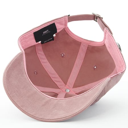 Obey - Casquette Jumble Bar III 6 Panel Rose