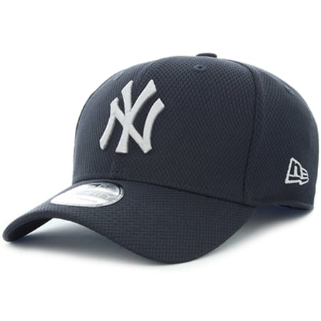 New Era - Casquette Fitted Diamond Era Essential 39Thirty MLB New York Yankees Bleu Marine