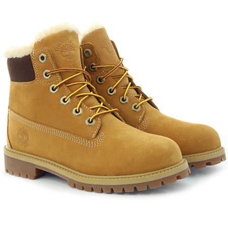 Timberland - Boots Femme 6 Inch Premium WP Shearling CA1BEI Wheat
