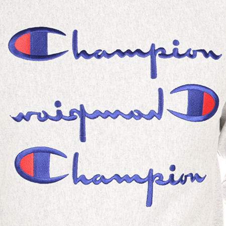 Champion - Sweat Crewneck 210976 Gris Chiné