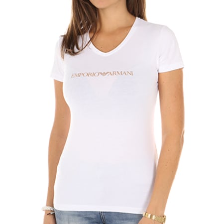 Emporio Armani - Tee Shirt Femme 163321-7A263 Blanc