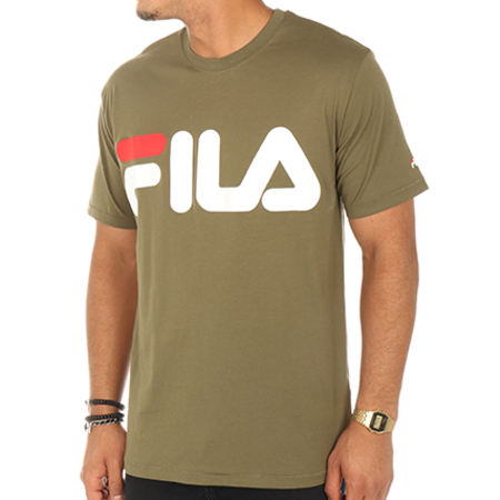 Fila Tee Shirt Classic Logo 680427 Vert Kaki