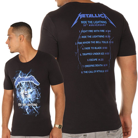 Only And Sons - Tee Shirt Metallica Noir