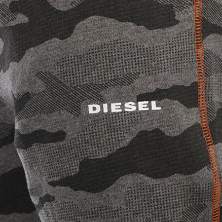 Diesel - Pantalon Jogging Peter Camouflage Gris Anthracite 
