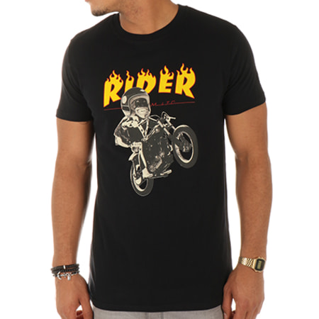 Le Temps Des Cerises - Tee Shirt Rider Noir
