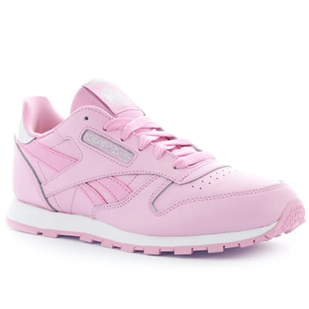Reebok - Baskets Femme Classic Leather Pastel BS8972 Charming Pink White