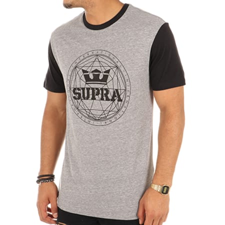 Supra - Tee Shirt 103790 Gris Chiné
