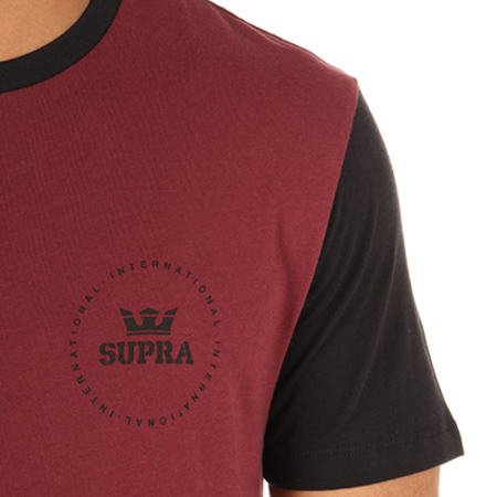 Supra - Tee Shirt 103967 Bordeaux