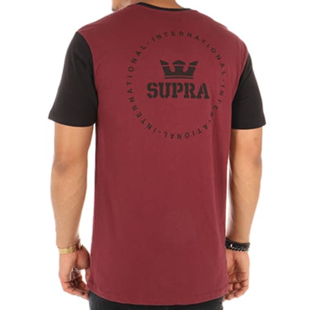 Supra - Tee Shirt 103967 Bordeaux