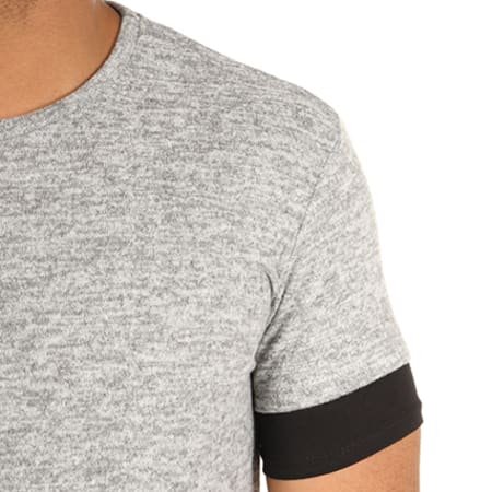 Terance Kole - Tee Shirt Oversize S6103 Gris Noir