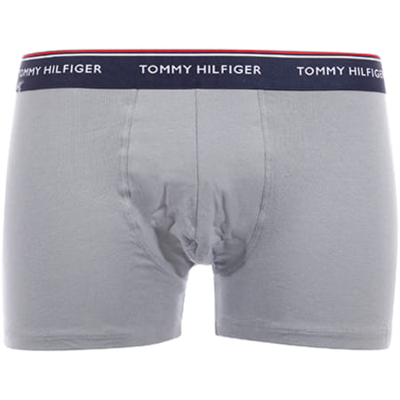 Tommy Hilfiger - Lot De 3 Boxers Premium Essentials Rouge Gris Bleu Marine