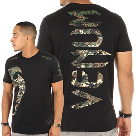 Venum - Tee Shirt Original Giant Black Camouflage