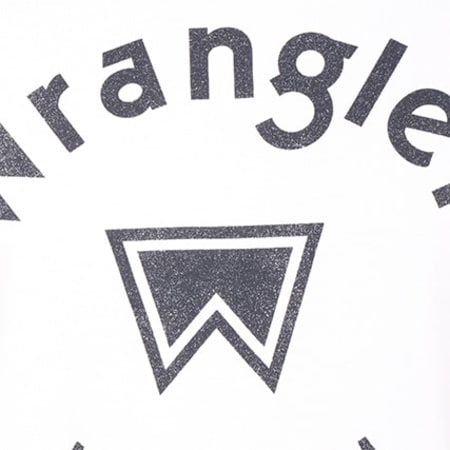 Wrangler - Tee Shirt Jeans Team Blanc