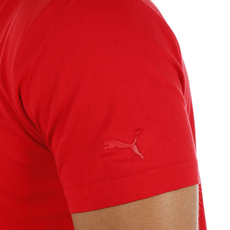 Puma - Tee Shirt Big Shield Ferrari 573467 Rouge