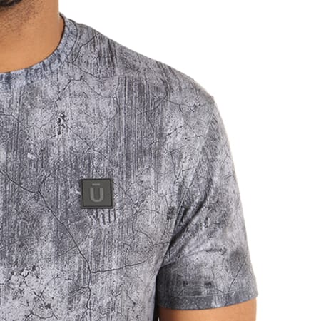 Unkut - Tee Shirt Oversize Rain Coal Gris