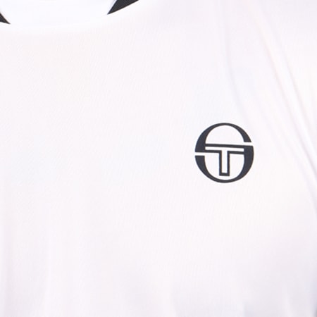 Sergio Tacchini - Tee Shirt S-Tech Club Blanc