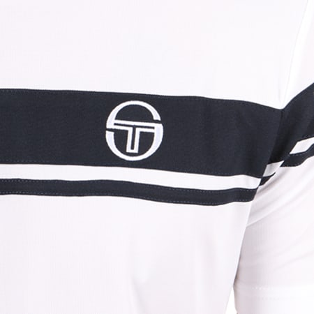 Sergio Tacchini - Tee Shirt S-Tech Young Line Pro Blanc