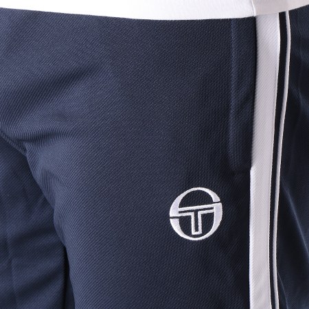 Sergio Tacchini - Pantalon Jogging S-Tech Young Line Pro Bleu Marine Blanc