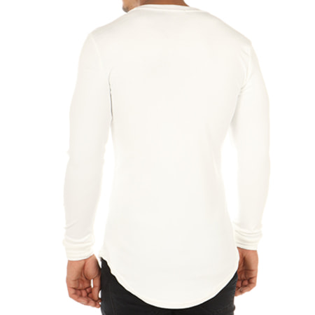 Classic Series - Pull Velours Patchs Brodés 550 Blanc