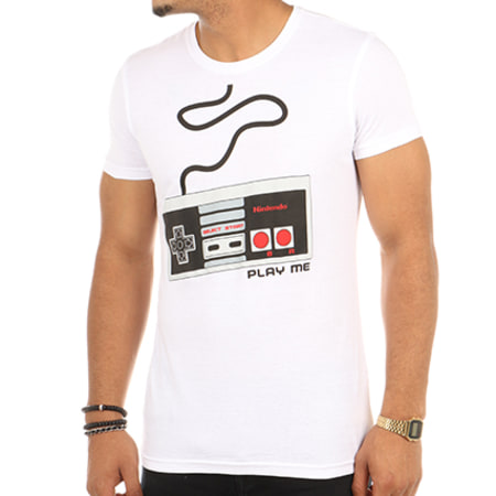 Nintendo - Tee Shirt Controller Blanc 