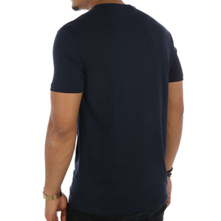 Emporio Armani - Lot De 2 Tee Shirts 111267-7A722 Bleu Marine Noir