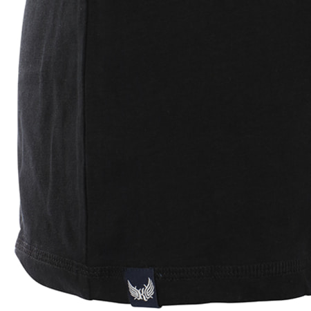 Kaporal - Tee Shirt Manches Longues Capuche Enfant Nika Noir 