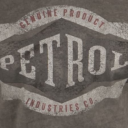 Petrol Industries - Tee Shirt Manches Longues TLR625 Gris Anthracite