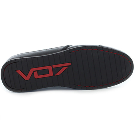 VO7 - Baskets Shark Leather Dark Black