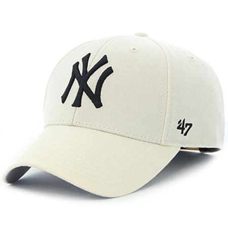'47 Brand - Casquette MVP New York Yankees MLB Blanc Cassé