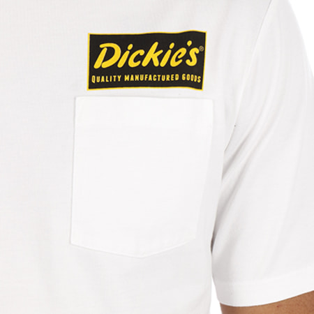 Dickies - Tee Shirt Poche Franklin Park Blanc