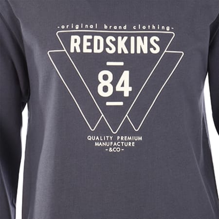 Redskins - Tee Shirt Manches Longues Enfant Partner Bleu Marine 