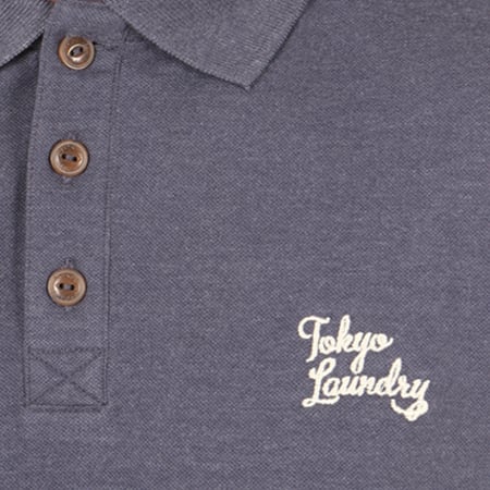 Tokyo Laundry - Polo Manches Courtes Winterfield Bleu Marine