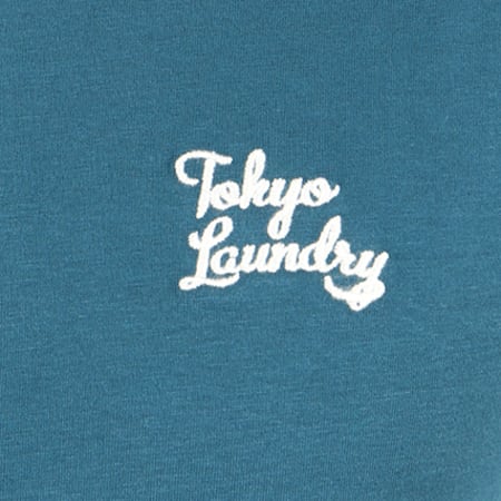 Tokyo Laundry - Tee Shirt Hemsby Bleu Pétrole