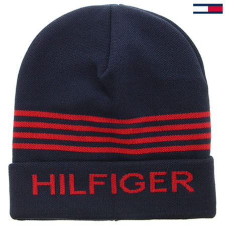 Bonnet tommy hilfiger bleu marine clearance
