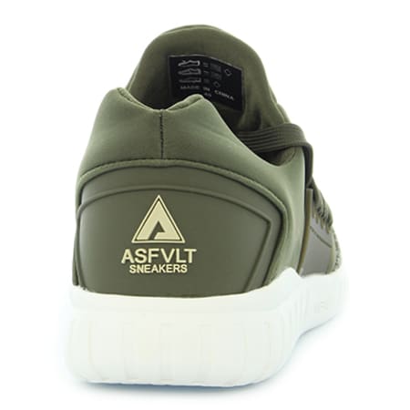 Asfvlt Sneakers - Baskets Area Low Army Tan Vert Kaki