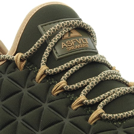 Asfvlt Sneakers - Baskets Speed Socks Army Nature