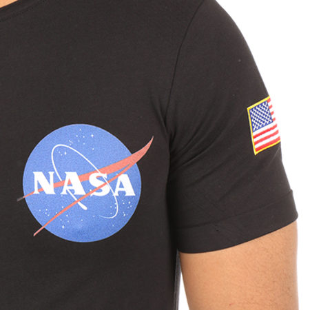 NASA - Tee Shirt Oversize Patch Brodé Insignia Noir