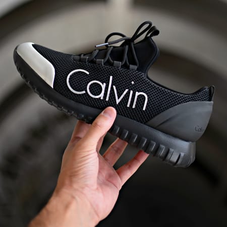 Calvin Klein - Baskets Ron Mesh S0506 Black Silver