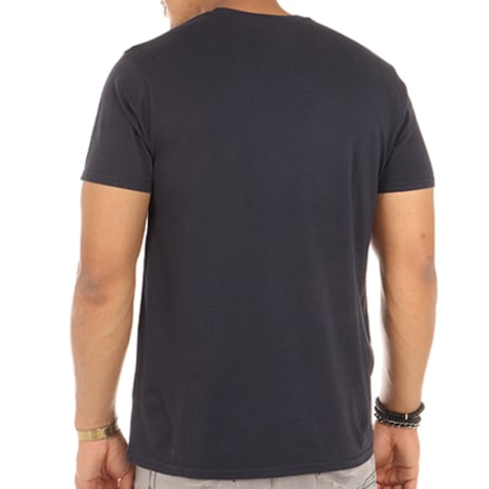 Crossby - Tee Shirt Scott Brooklyn Bleu Marine