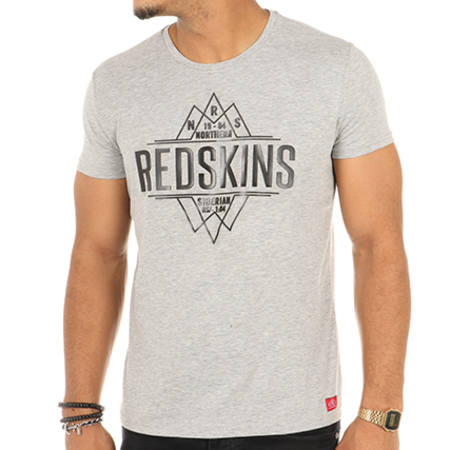 Redskins - Tee Shirt Bims Calder Gris Clair Chiné